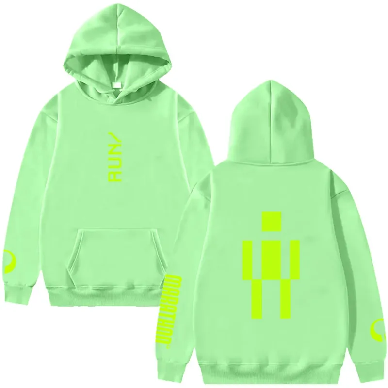 Marathon RUNNER Hoodie Marathon Game Trendy Graphic Clothing Women Men Long Sleeve High Street Sweatshirts Casual Loose Pullover