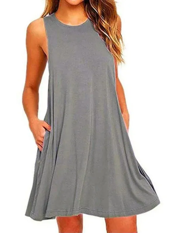 Vrouwen Zwart Wit Zomerjurk 2025 Polyester Korte Mouw O-hals Tops Casual Losse Jurk Vrouwelijke Straat Bohemian Jurk Vestidos