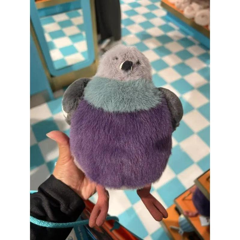 1Pcs Pet Companion Toy Ornaments Parrot Fat Pigeon Bird Plush Doll Toy Christmas Birthday Girl Gift