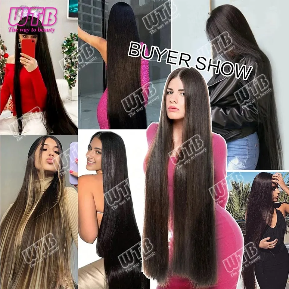Extra Long Straight Synthetic 5 Clip Hair Extensions Ponytail Extension For Ladies Girls 20~40 Inches Clip In Extensions Hairpie