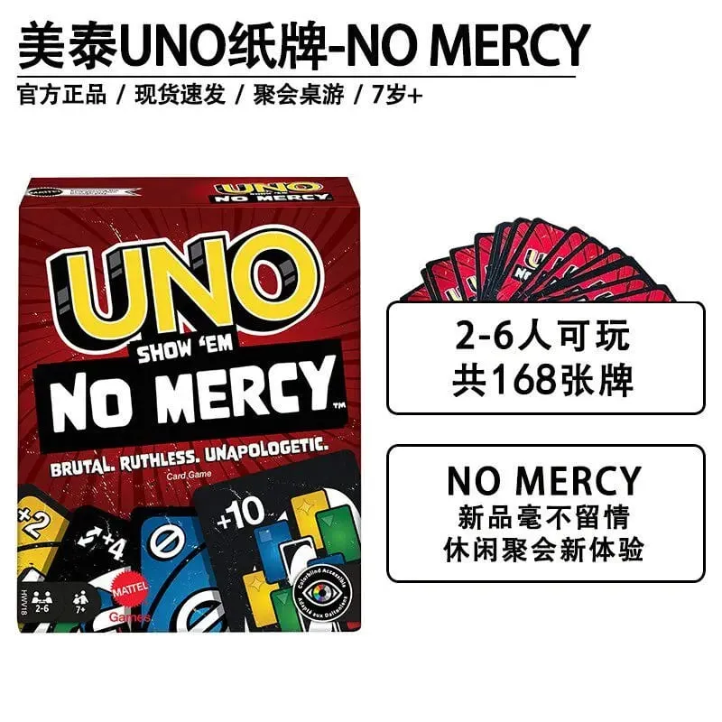 UNO Flip Playing Cards Games Super Mario Minecraft Lord of the Ring Hot Wheels No Mercy Social Board Table Party Games Ki