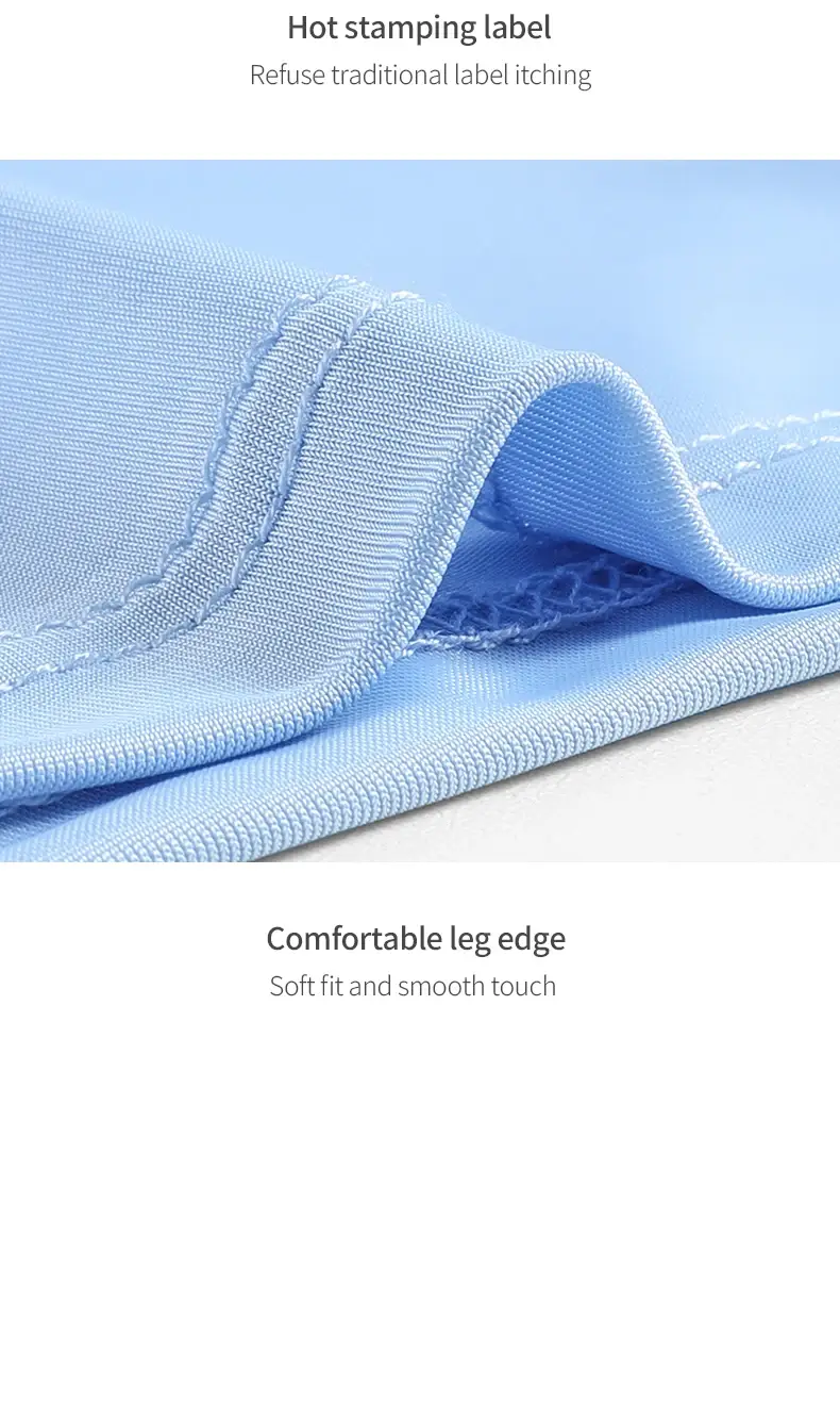 Men's Ice Silk Sports Underwear Men's Summer Thin Anti-Wear Leg Running Breathable Large Size Extended Anti-Wear Crotch Boxer Br