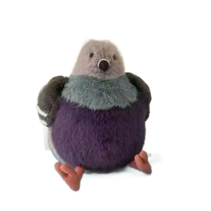 1Pcs Pet Companion Toy Ornaments Parrot Fat Pigeon Bird Plush Doll Toy Christmas Birthday Girl Gift