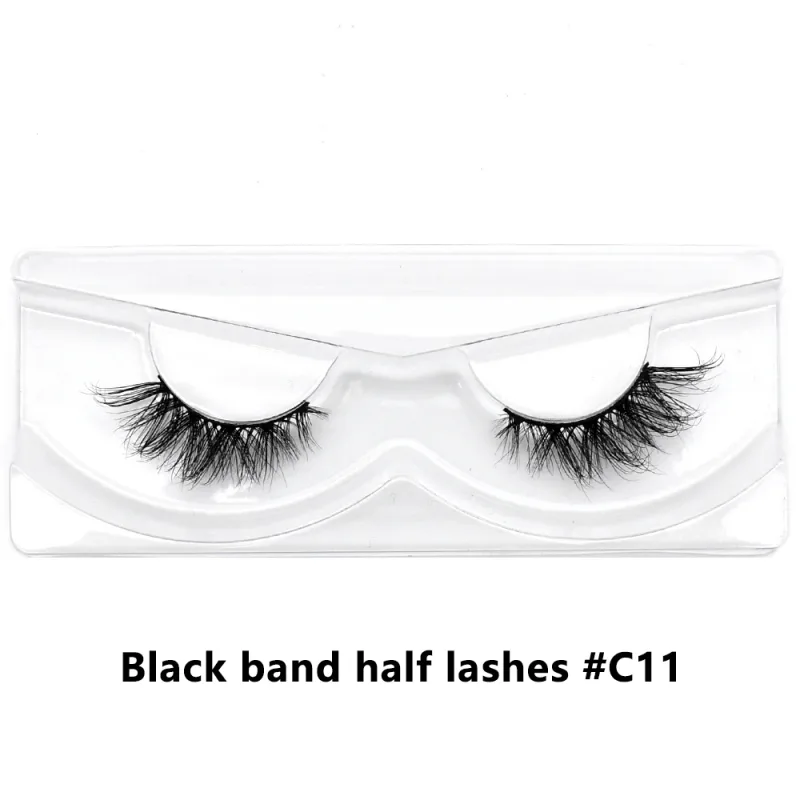 Bulk Items 10/30/60/100 Pairs Mink Half Lashes Natural Long Fluffy Wispy Half False Eyelashes Extension Lightweight Short Lashes