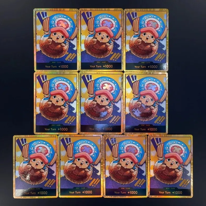 One Piece OPCG English Golden Holographic 3D Textured DON card Straw Hat Crew x Lakers DON card Anime Collectible Cards