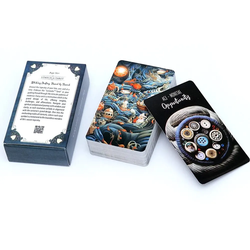 Lumicela Spiritual Crafting Tarot Deck Oracle Card Fate Divination Leisure Entertainment Family Gatherings Tarot Card Board Game