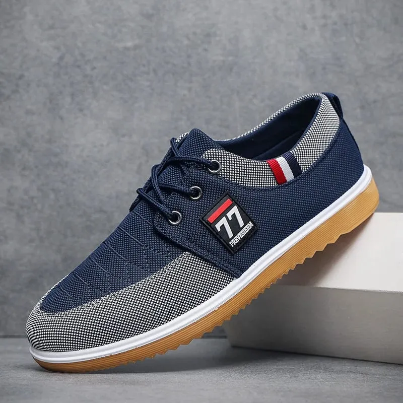 2025 nuevos zapatos de moda para hombres zapatos deportivos casuales cómodos y versátiles de punto — image 5
