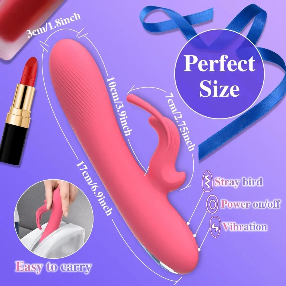 Rabbit Vibrator Women Panties Vibrator G-Spot Vagina Clitoris Dual Vibration Stimulator Female Masturbator Sex Toy for Women 18+