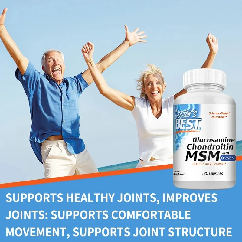 Glucosamine HCL Potassium Sulfate Chondroitin Sulfate Joint Support Helps with Joint Mobility Overall Health