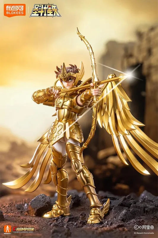 In Stock BLOKEES Saint Seiya CLASSIC CLASS Gold Saint Virgo Shaka Pisces Aphrodite Andromeda Cygnus EX Gold Assembled Model Toys