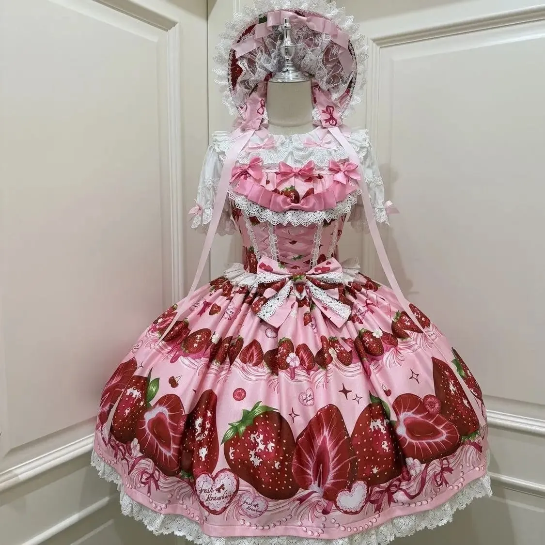 Original design Lolita dress cute jsk suspender dress women's summer long dresses for women