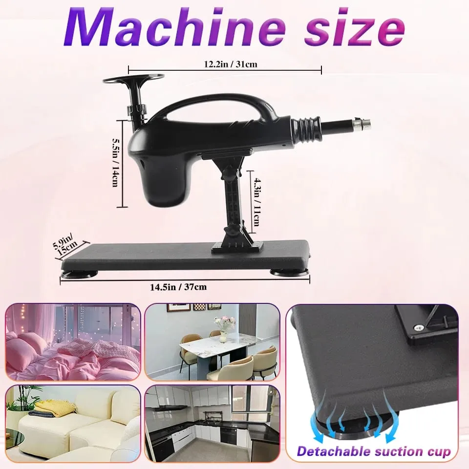 Automatic Sexual Machine 3XLR Dildo Attachments Female Masturbation Vibrator Massage Gun Sex Toys for Men Couples Adult Products
