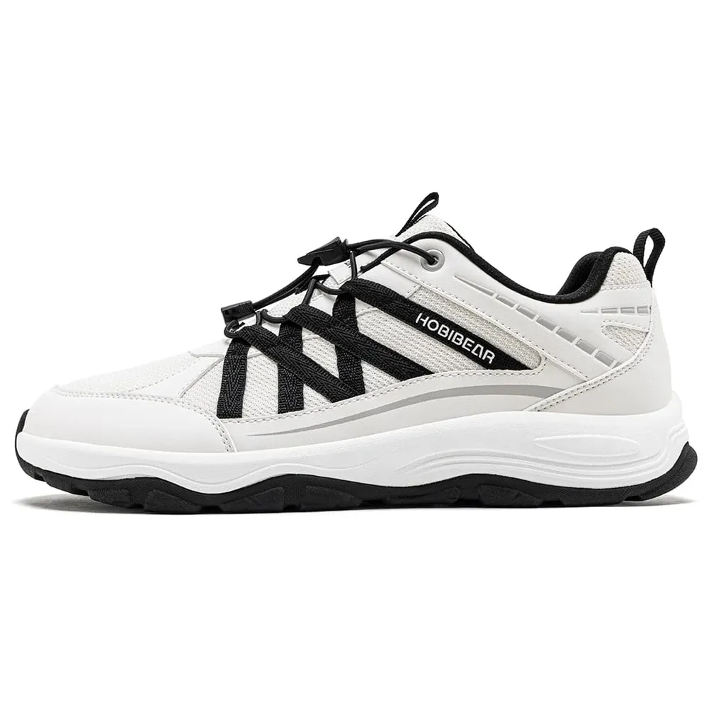 Unisex Hiking Walking Shoes Wide Toe Elastic Band Sneakers Cross Outdoor Travel Mesh Running Shoes for Men Women