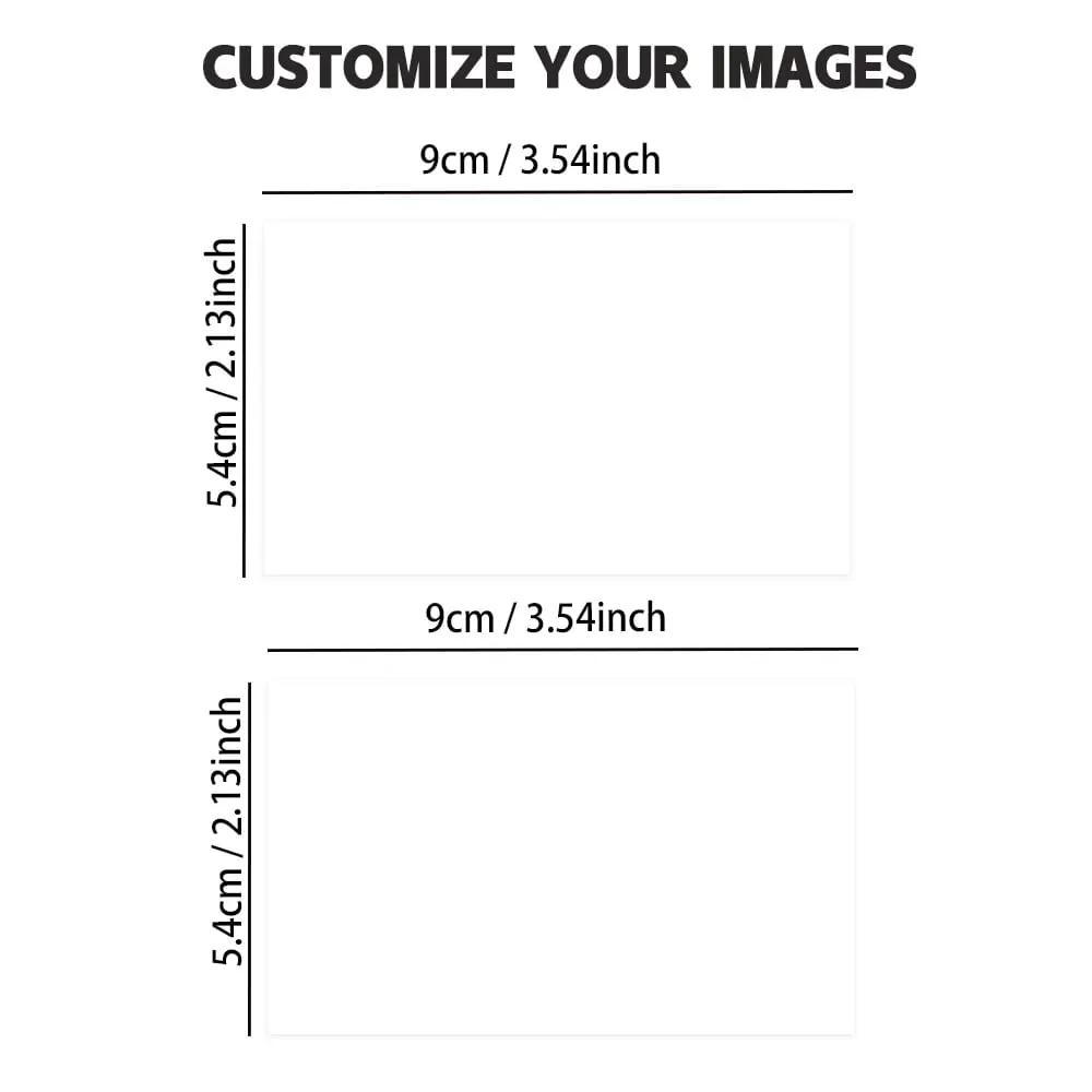 200pcs Custom Business Cards/Cards Desktop Business Cards Thank You Cards Waterproof Surface