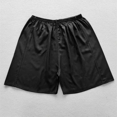 100% Mulberry Silk Men Boxer Underwear Couple Rubber Band Thin Short Home Pants Promotion Woman Can Wear