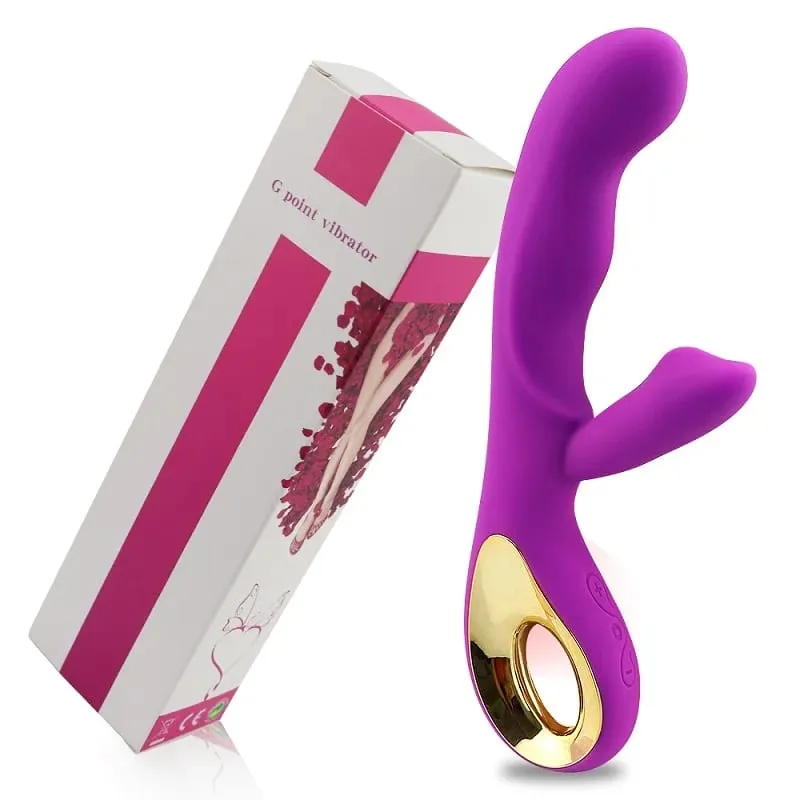 Rabbit G Spot Vibrator for Women 10 Modes Orgasm Dildo Powerful Masturbation Clitoris Stimulator Vaginal Massager Adult Sex Toys
