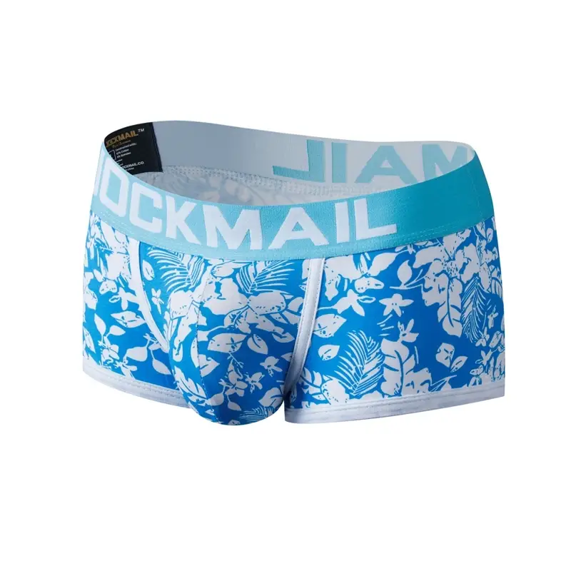 Male Panties Breathable Boxers Cotton Sexy Men Underwear U convex pouch Gay Underpants Printed 17 models boxershorts