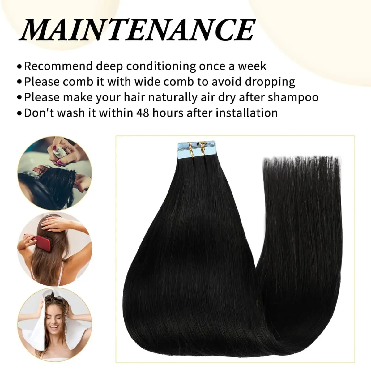 Doreen hair Tape in Hair Extensions 100% Real Human Hair Short 12" 14" 16" Cheap Stock for Sale Natural Color Grey hair In It
