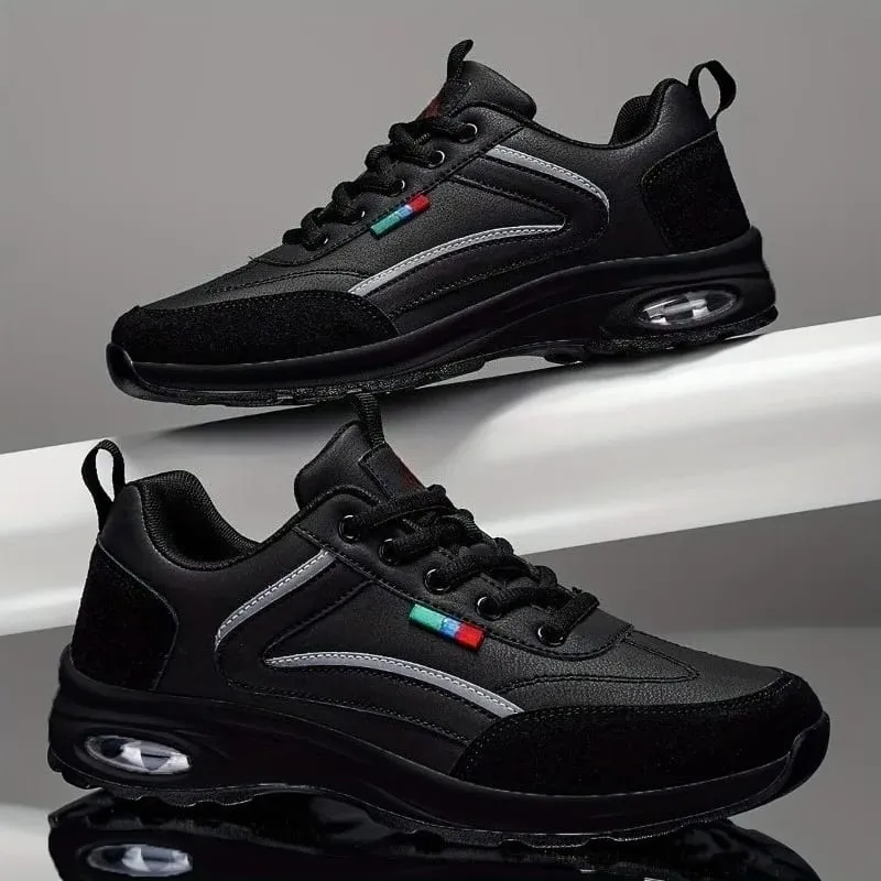 Men's Casual Sneakers Breathable Mesh Upper Walking Shoes Outdoor Modern Style in Athletic Footwear Shoes Man