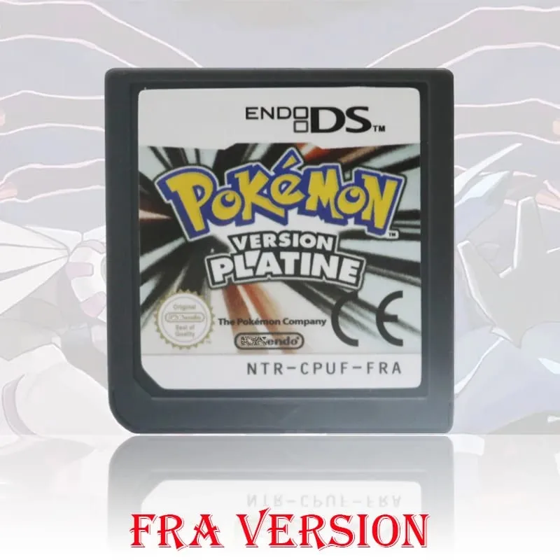 NOE/ESP/ITA/FRA/USA/EUR/AUS Version Pokemon HeartGold SoulSilver Platinum Diamond PearlVideo Game Card For DS 2DS 3DS Console