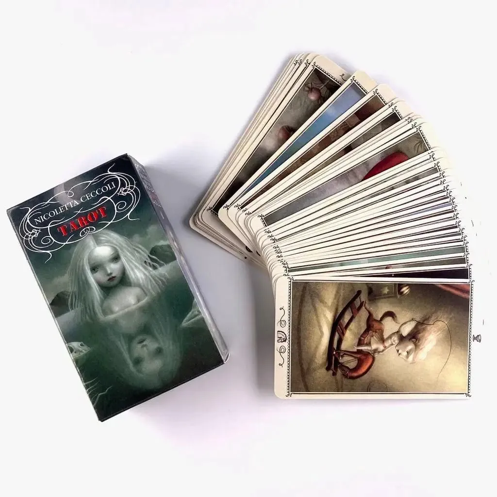 10.3*6cm Nicoletta Ceccoli Tarot Deck Party Table Gam Fortune-telling Prophecy 78 Pcs Cards — image 4