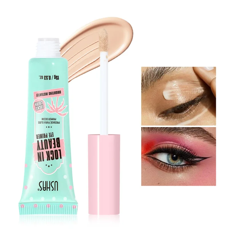 Lock In Beauty Eyeshadow Primer Long Lasting Smudge Proof Brighten Eye Color Smooth Base Invisible Eye Makeup Primer