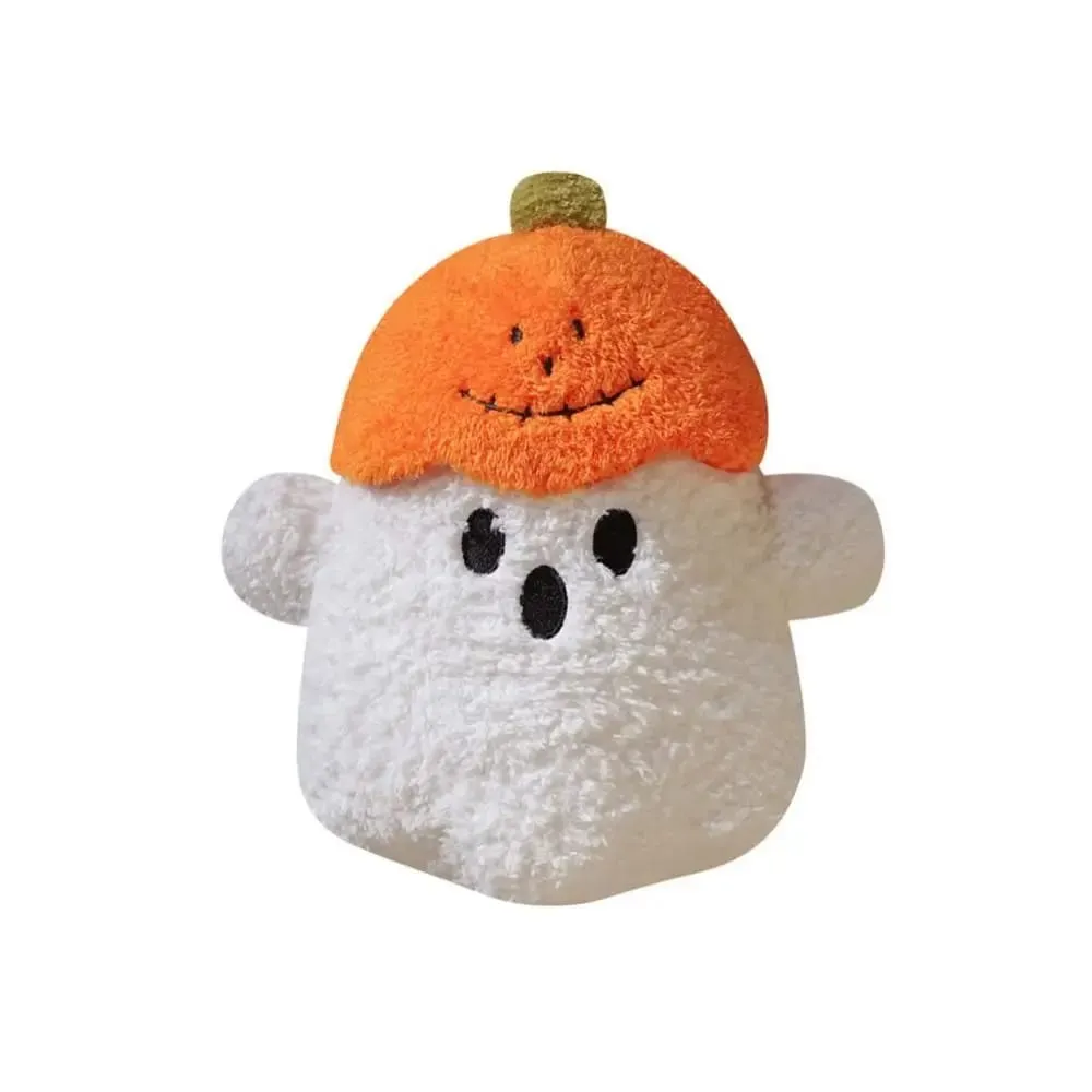 Cozy Ghost Decorative Cushion Hug Pillow Toy Plush Fabric PP Cotton Filling Ghost Decor Ornaments Halloween Pillow Home Decor