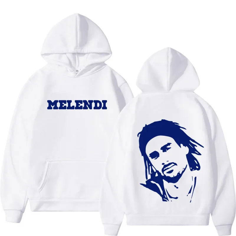 Rapper Melendi Tour Print 2026 Hoodie Men Women Fashion Hip Hop Pullover Autumn and Winter Loose Casual Sweatshirt Streetwear