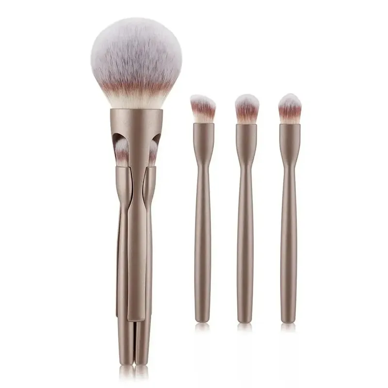 NY Makeup Powder børste med øjenskygge børste børster 4 i 1 alt-i-én magnetisk sammenlåsende pulver Blush Brush Makeup Tools