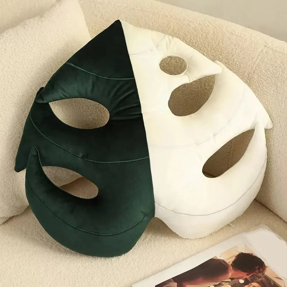 New Cartoon Creative Leaf Back Cushion Home Indoor Decor Adult Pillow Cushion Green Plant Leaf Leaf Cushions