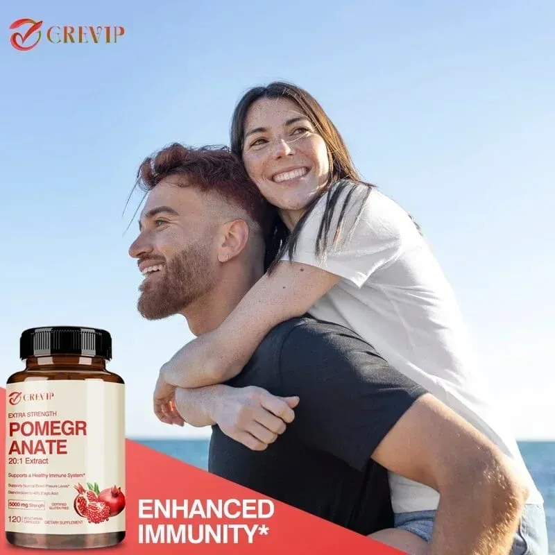 Pomegranate Extract - Antioxidant Supplements Are Beneficial for Heart Health and Joint Support and Promote Energy Production
