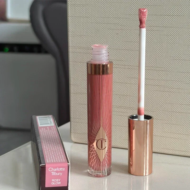 Mewah CT Multicolored Water Light Lip Gloss Last Hydrating Lip Balm berbentuk hati Berus Bibir Petua&Jeli Lip Gloss Hadiah Mekap