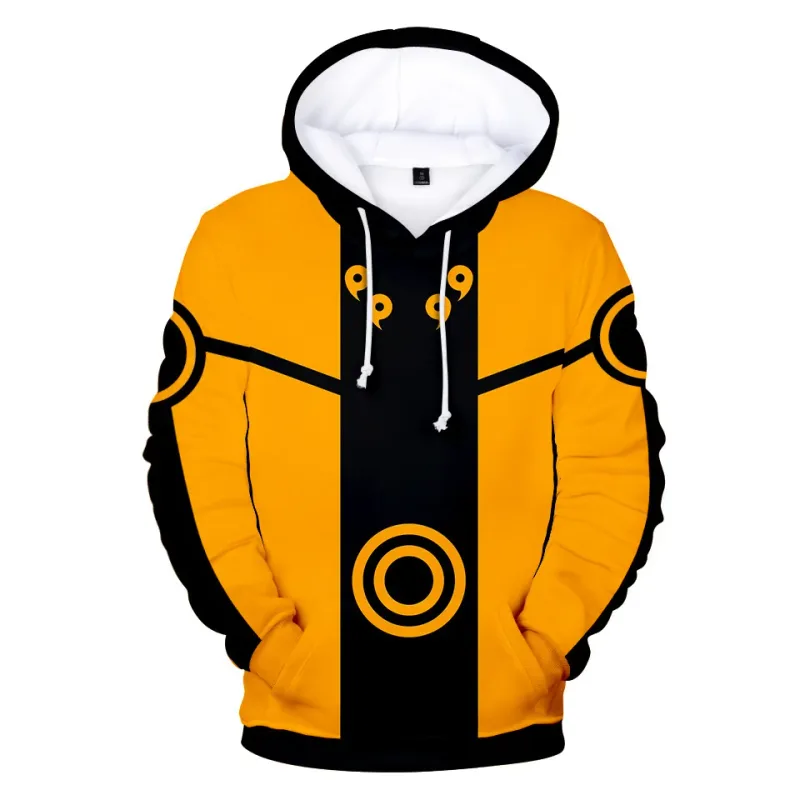Bandai Naruto 3D Anime Hoodie – เสื้อผ้าผู้ชายแนวสตรีทคอสเพลย์ฮาราจูกุและสไตล์ Y2K – อินเทรนด์และสะดวกสบาย
