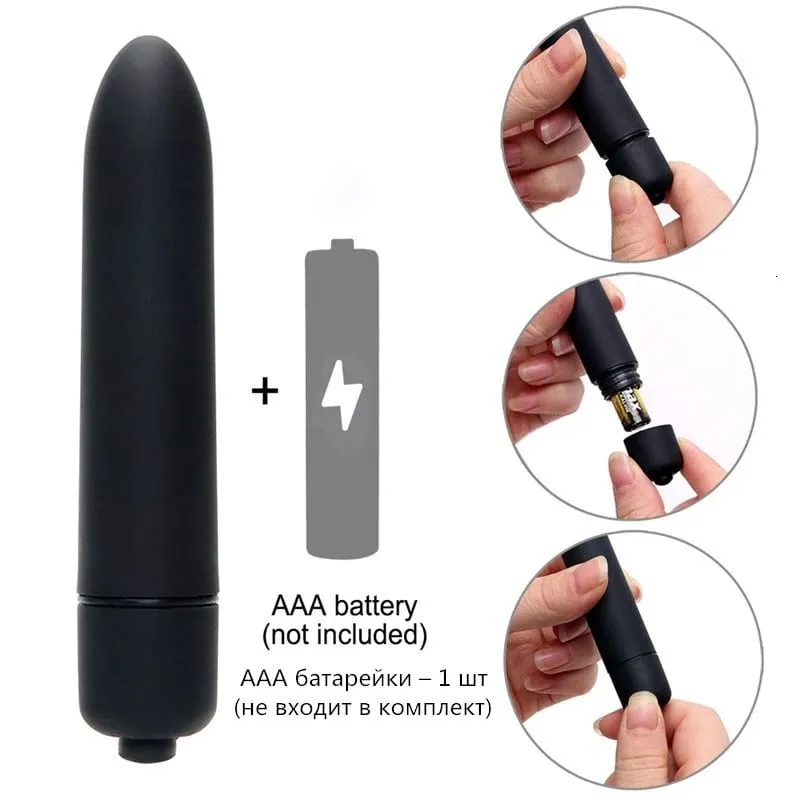 10 Speed Mini Bullet Vibrator Women Dildo Clit Stimulator Adult Sex Toys Female Clitoris Vibrating G Spot Vagina Massage Dildo