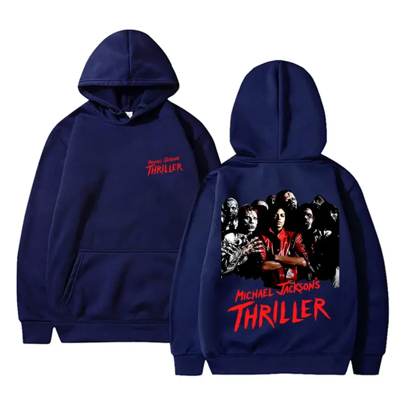 2026 new Classic Vintage Michael Jackson Thriller Hoodie Men Women Retro Gothic Rock Horror Sweatshirts Men's Punk Streetwear
