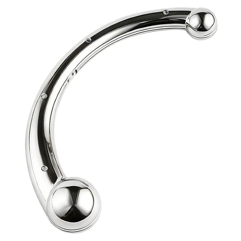 Metal Vibrating Dildo Adult Supplies Double-end Anal Vibrator Prostate Massager Vagina Masturbator Vibration Sex Toys for Adults — image 1