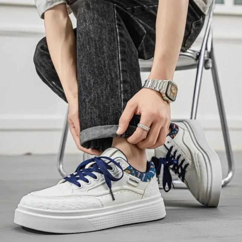 2026 Versatile Sports Leisure Board Shoes Fashion Comfortable Man Shoes Outdoor White Shoes for Man Breathable Men's Sneakers