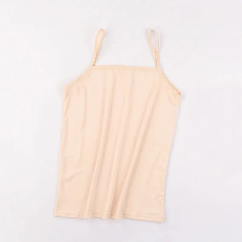 Summer Sexy Camisoles Women Crop Top Sleeveless Shirt Sexy Slim Lady Bralette Tops Strap Skinny Vest Camisole Base Vest Tops