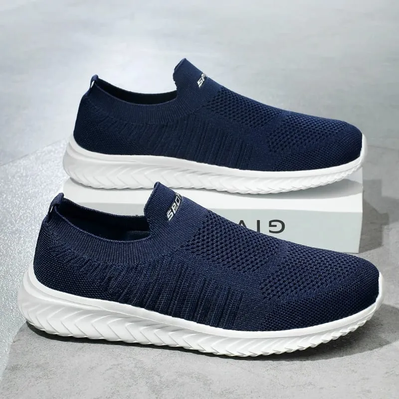 Men Vulcanize Shoes Mesh Men Shoes Lightweight Comfortable Men's Sneakers 2025 Autumn Fashion Slip on Flats Shoes Male Loafers