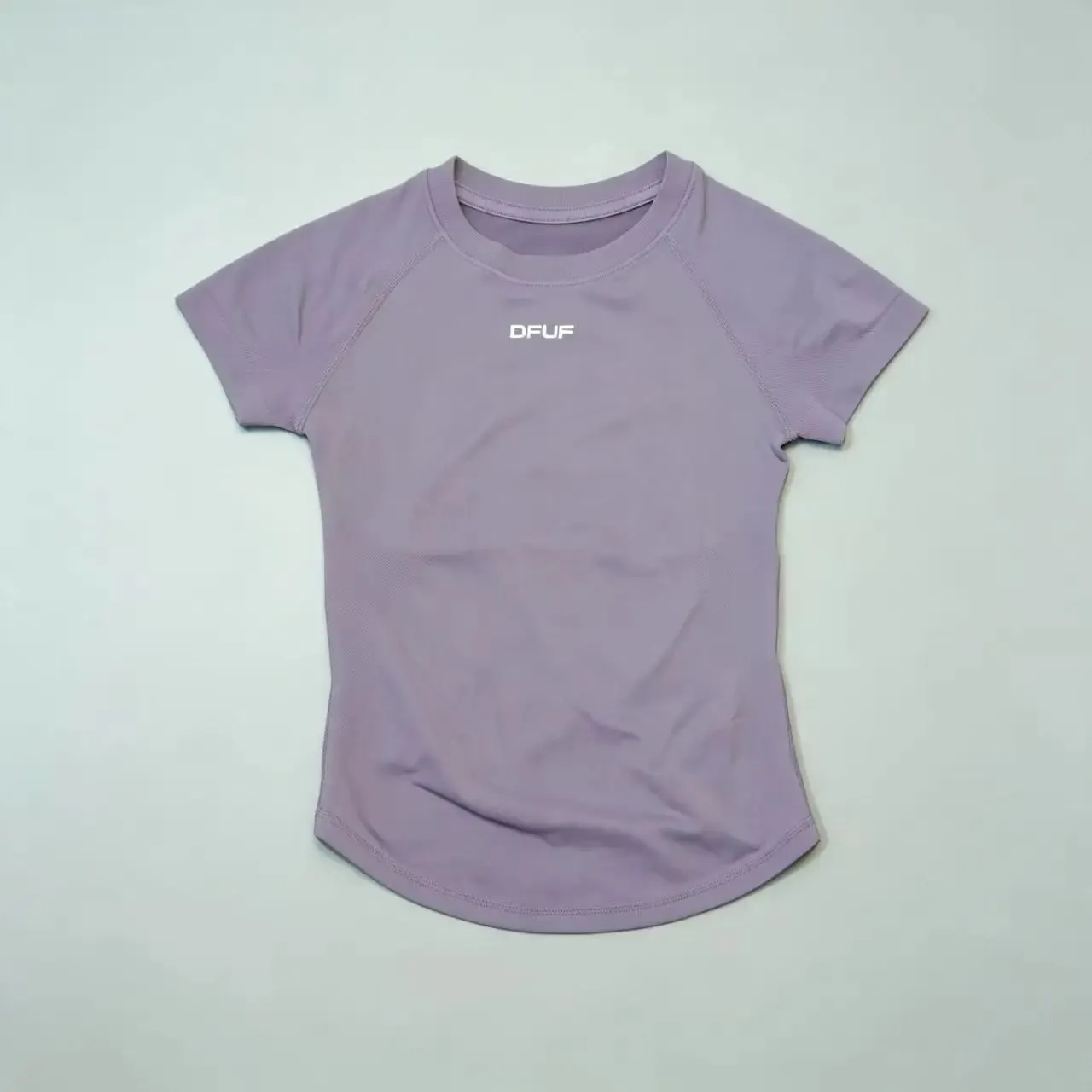 Women Elastic Slim Short Sleeve T-Shirt Soft Breathable Casual Top for Gym Yoga Jogging Fitness Daily Wear