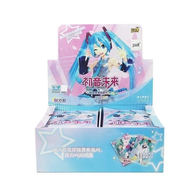 Original Hatsune Miku Card Charm Pack Shining Superstar Party Show Cards CR OR UTR Rare Collection Card Toy