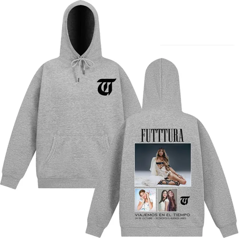 Singer TINI STOESSEL Futtura Album 2025 Tour Hoodie Men Women Aesthetic Trendy Sweatshirts Long-sleeved Loose Harajuku Pullover
