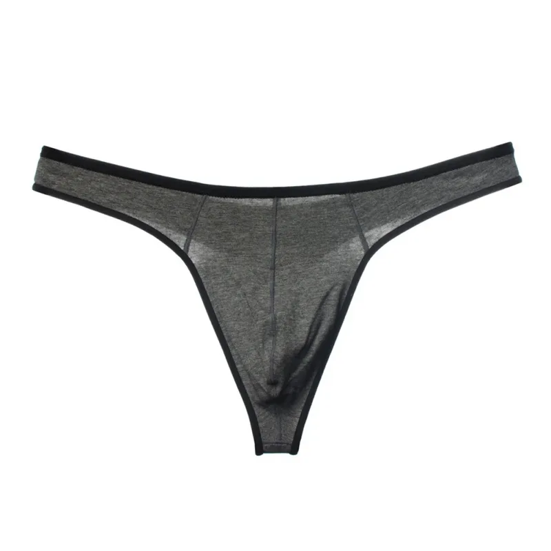 Men Cotton Seamless Thin Breathable Adult Underwear Underpants Extreme Men's Panties Sexy Accessories Hot Thong G-String T-Back