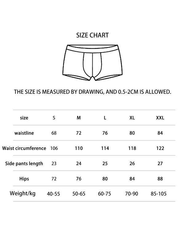 10-Pack Men's Cool Graffiti Print Boxer Shorts High Elasticity Skin-Friendly Comfortable Waist Multicolor Random Delivery Daily