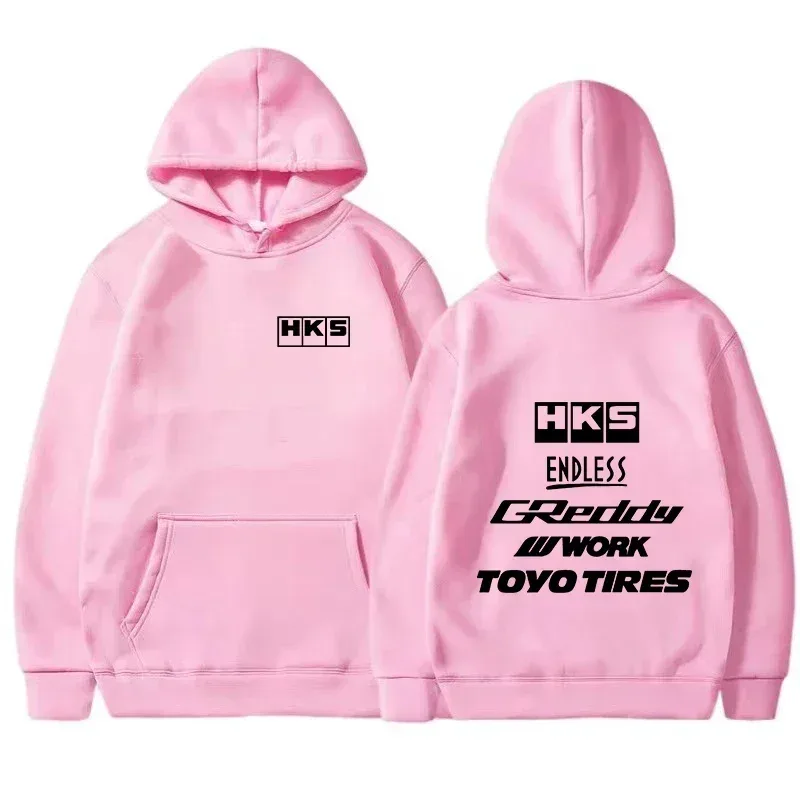2025 Herrmode Cool Hoodie Japan JDM Modifierad Bil HKS ENDLESS Hoody Herr Dam Vintage Casual Sweatshirt Långärmade tröjor