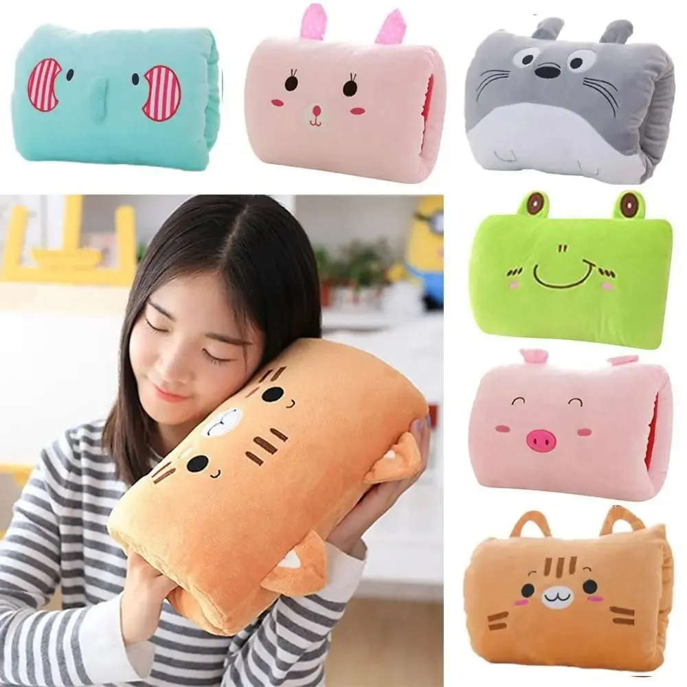 New Plush Children's Plush Pillows PP Cotton Animal Hand Warmers Gloves Cartoon Toy Nap Pillows Cushions Gift