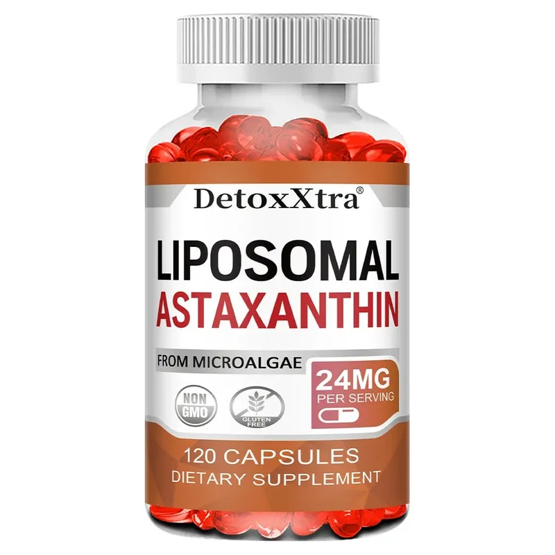 Liposomal Astaxanthin 24mg High Absorption Premium Antioxidant Supports Metabolism Eye Skin Joint & Immune Health Non-GMO
