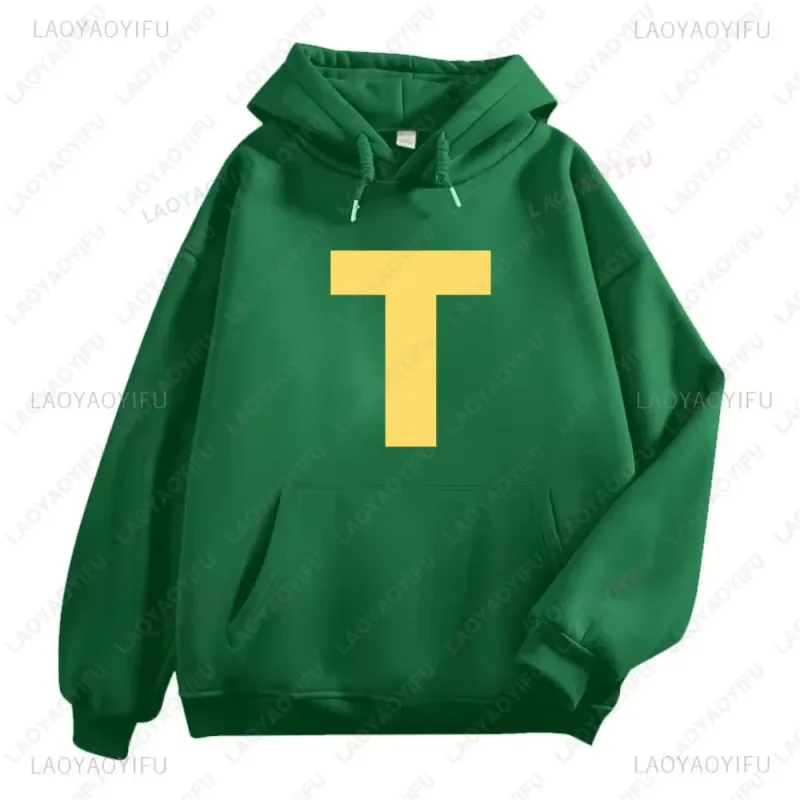 Felpe con cappuccio Anime Alvin and The Chipmunks Felpa con stampa di lettere Eco Friendly A Casual Streetwear Pullover unisex promo