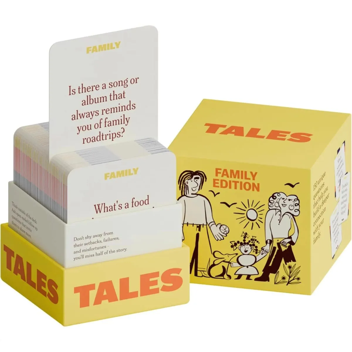 New 150pcs Card Conversation Starter Game Family Edition Fun Icebreaker for Adults and Family Gatherings Card Game Tales