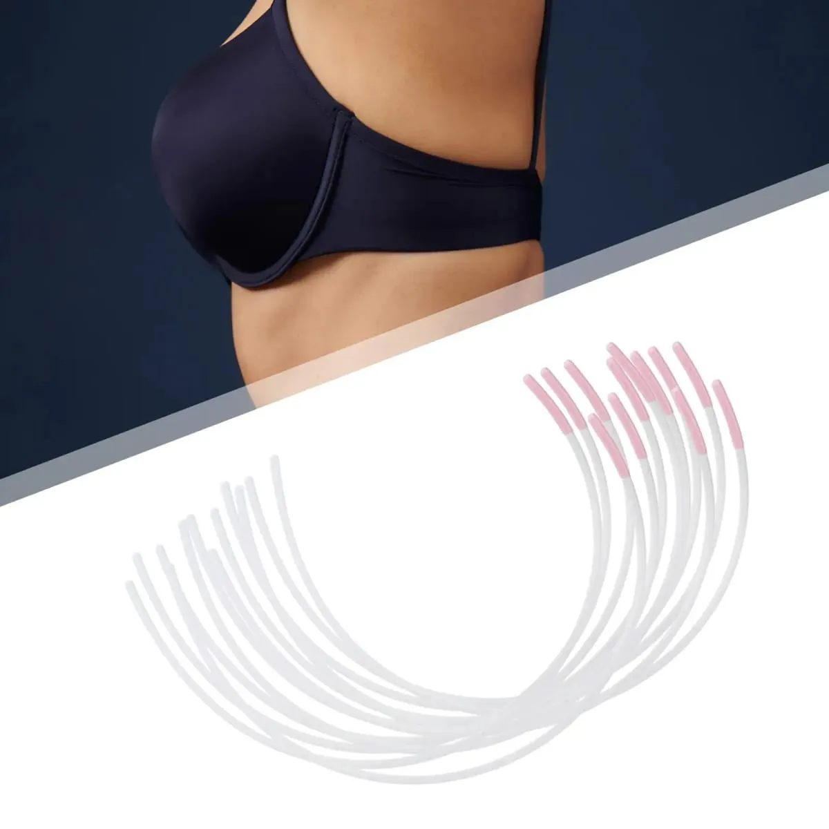 Underwire Bra Replacement Stainless Steel Insert for Full Cup Bras and Plus Size Open Cup Bra for Handmade Lingerie